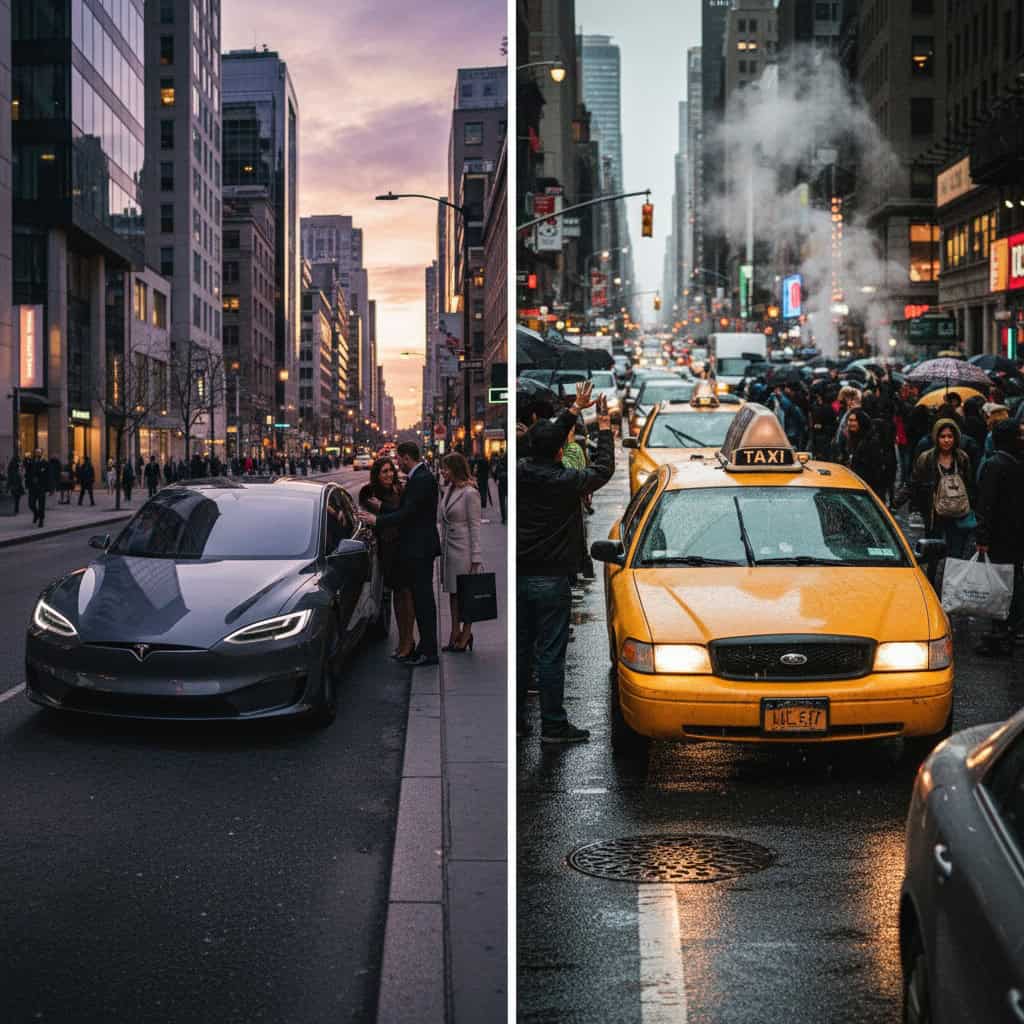 VTC vs taxi classique